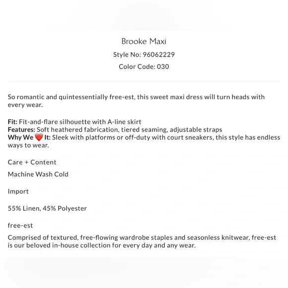 NWT Free People Brooke Maxi M Sage Green Dress New $98 retail - Picture 5 of 6